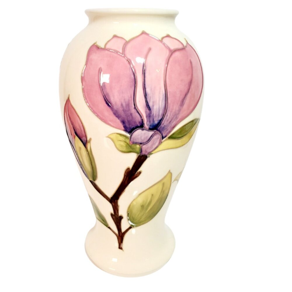 Vintage Moorcroft Magnolia Vase 10.5"– Walter Moorcroft ✨